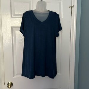 J. Jill Pure Indigo A-line Tunic Top